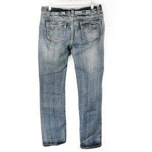 Vintage Y2K 2000s RoadRunner Stone Wash Embroidered Blue Denim Jeans